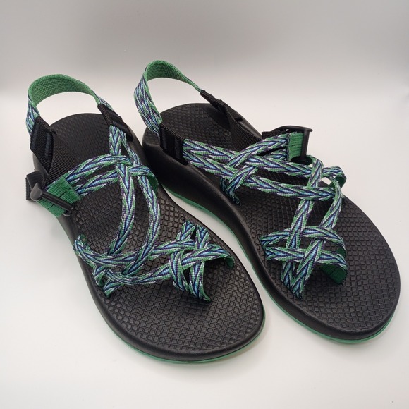Chaco Shoes - Chaco ZX/2 Cloud Sandals Adjustable‎ Straps Woven Design Women's Sz 7 Teal